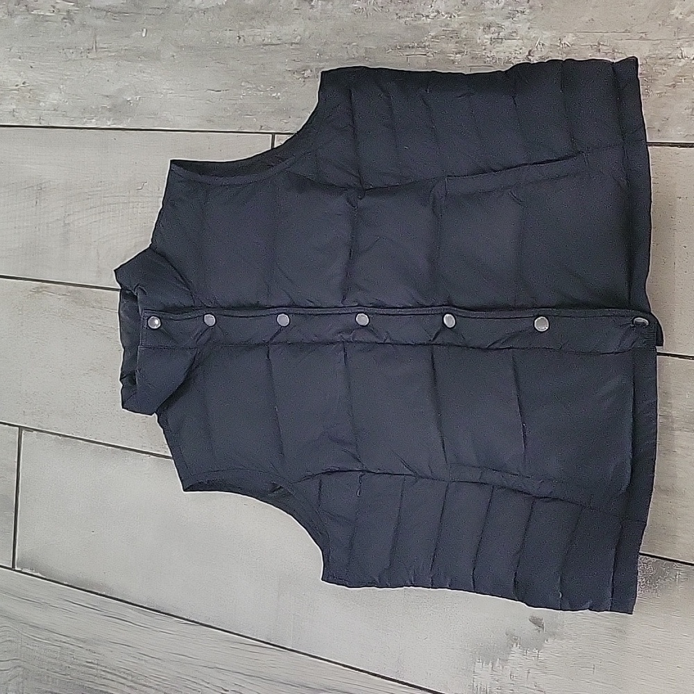 Land's  End  black vest size large 14/16